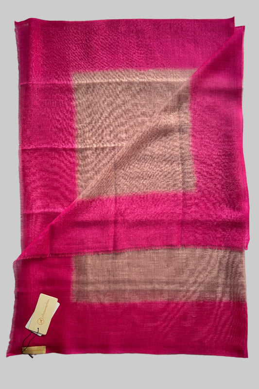 Onion Pink and Magenta Ombre Stole