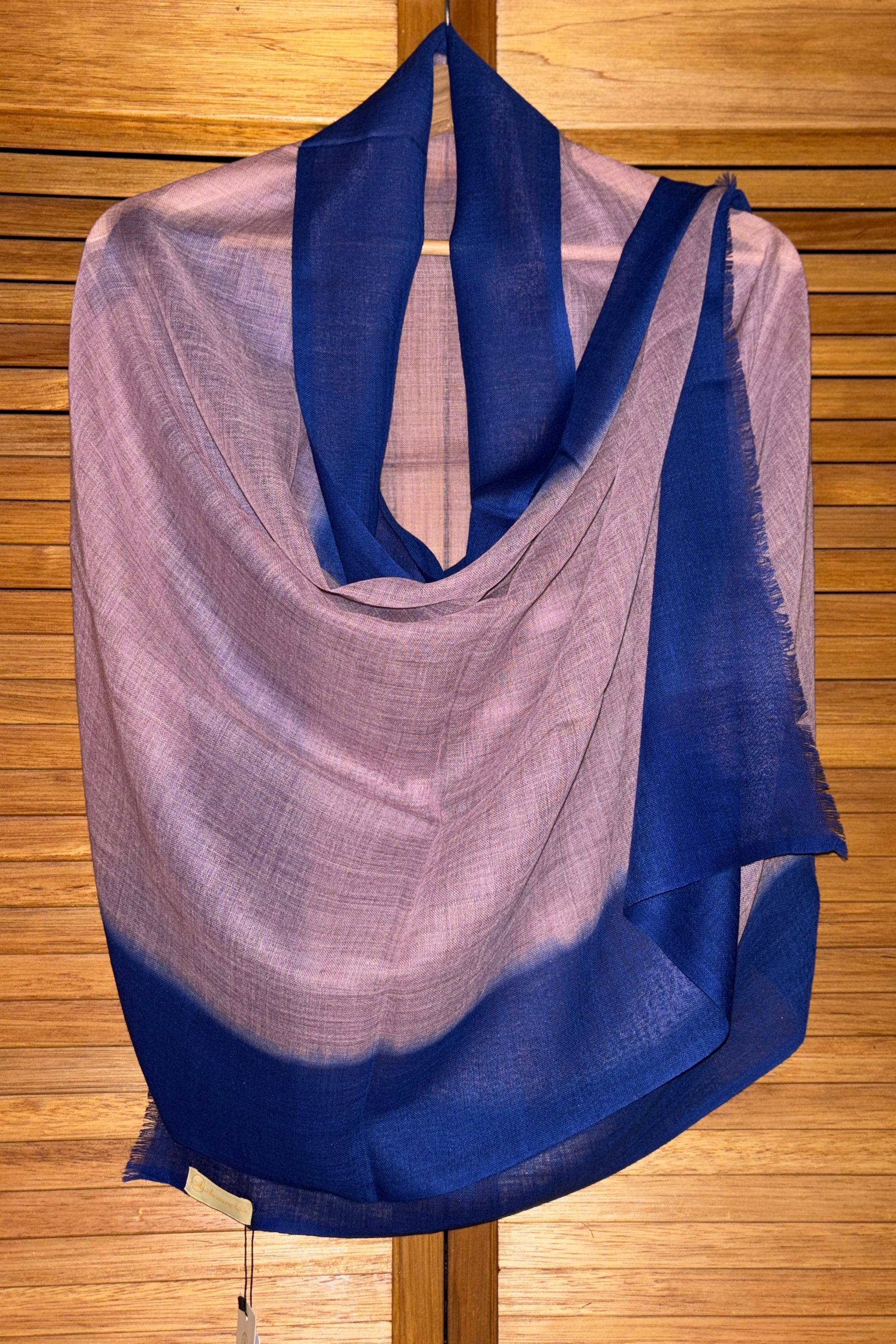 Onion Pink and Blue Ombre Stole