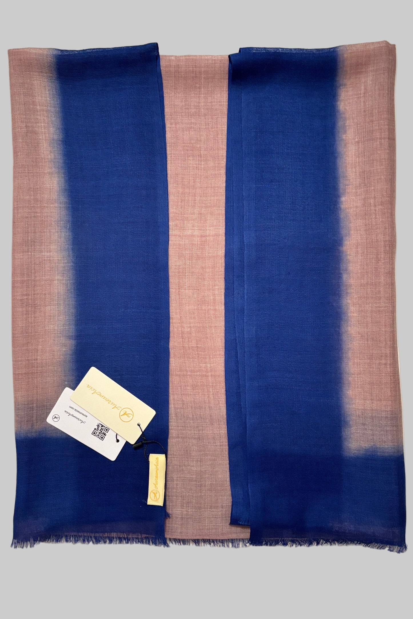 Onion Pink and Blue Ombre Stole