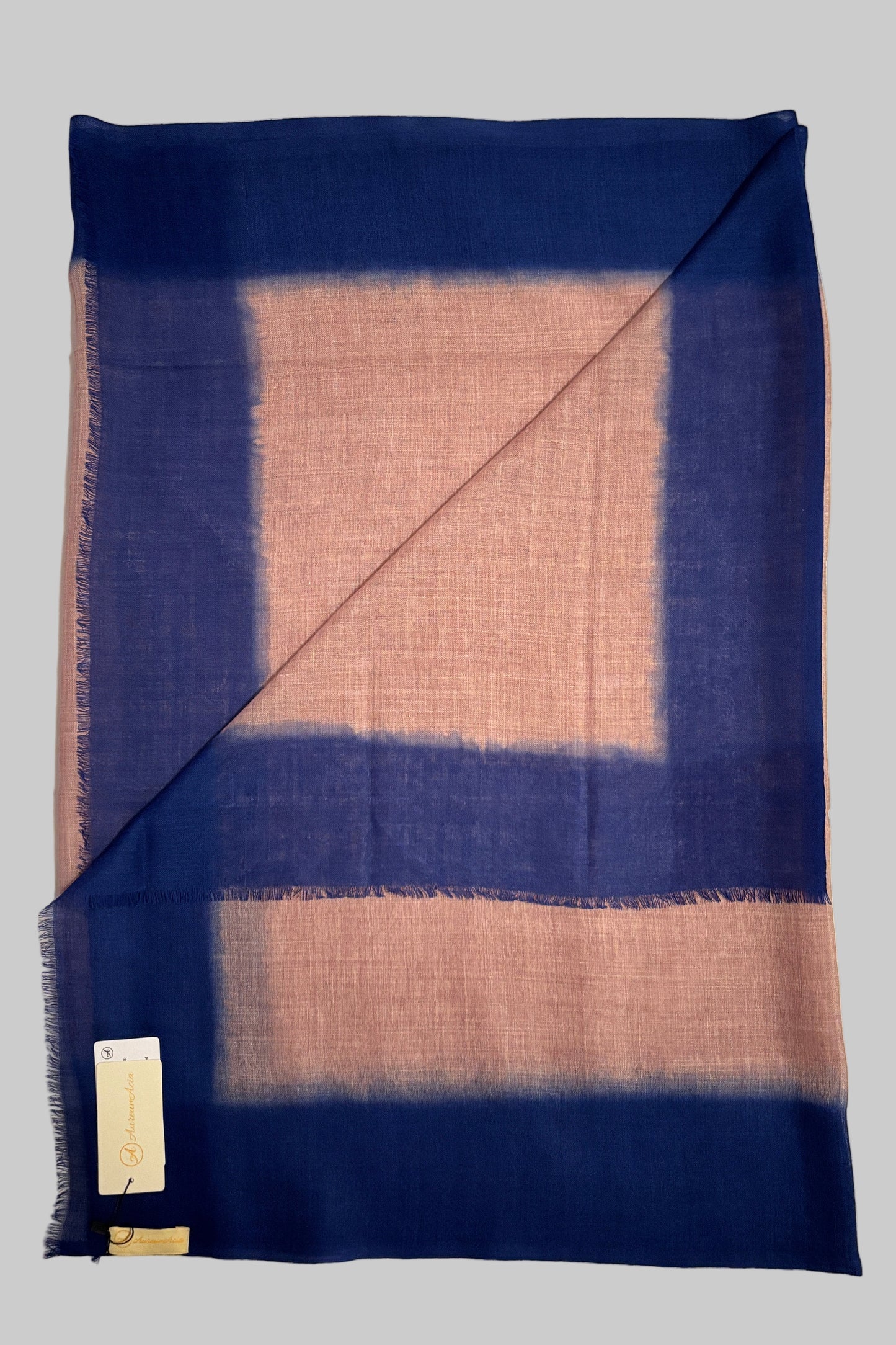 Onion Pink and Blue Ombre Stole