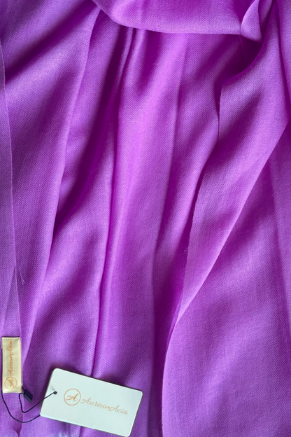 Purple Cashmere Stole