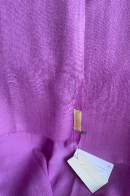 Purple Cashmere Stole