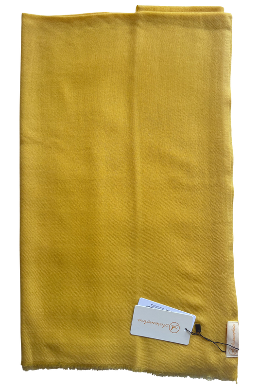 Yellow Cashmere Stole