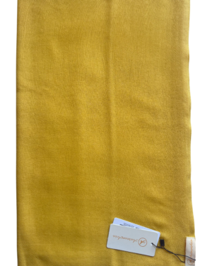 Solid Yellow Wool Cashmere Scarf
